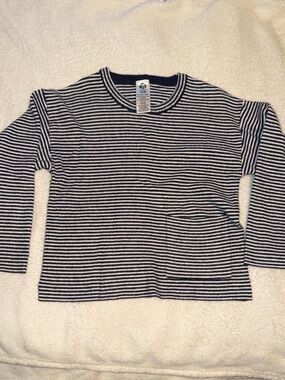 Gerber Navy & White Striped Long-Sleeve Tee